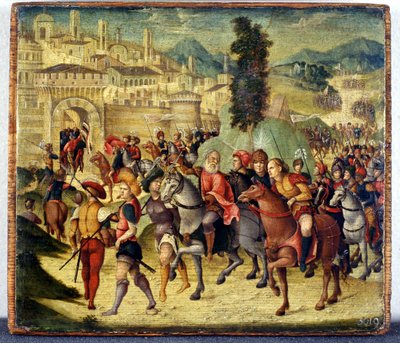 Scene from Roman History by Niccolo the Younger Giolfino